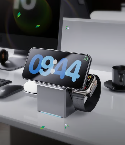 QI2 3-in-1 Magnetic Pop-up Wireless Charger —💼🌟