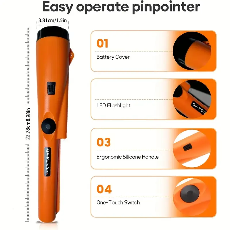 360 Degree Metal Detector Pinpointer