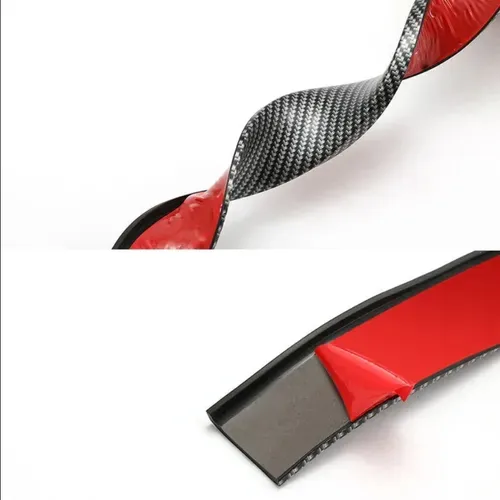 4pcs Carbon fiber wheel arch anti-collision strip