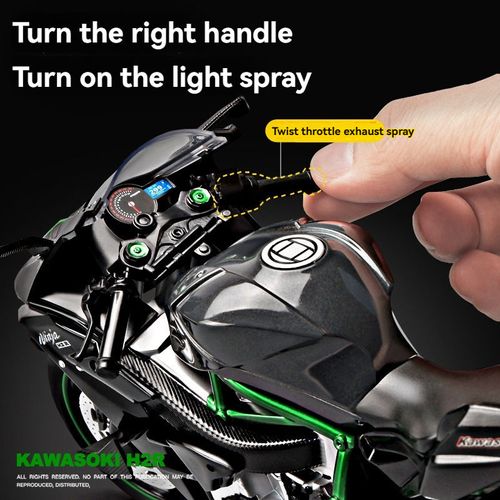 Hot New Style 1:9 Kawasaki Ninja H2R Diecast Toy