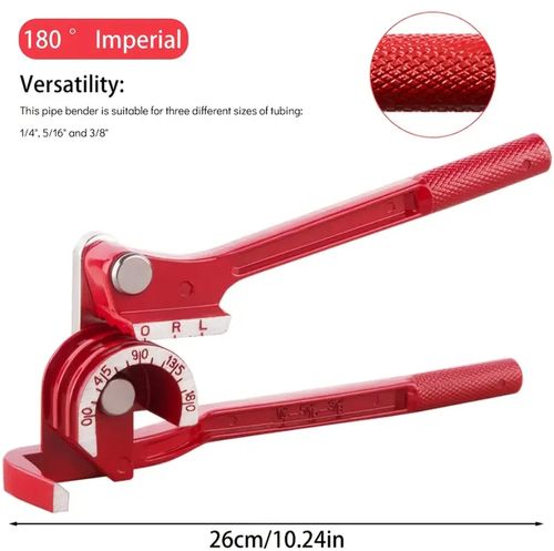 3-in-1 Tubing Bender 0-180 Degree