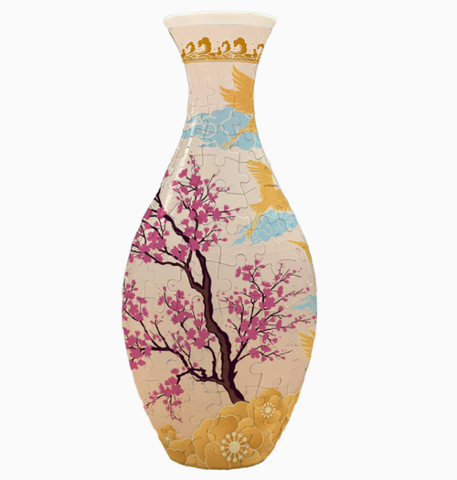 Elegant 3D puzzle vase - Suitable for real flowers