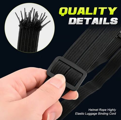 Helmet Rope Highly Elastic Luggage Binding Cord 5pcs