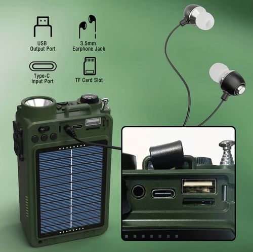 🔥3-in-1 Retro AM FM SW WB Radio
