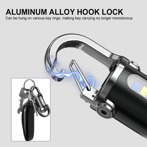 Multifunctional emergency flashlight