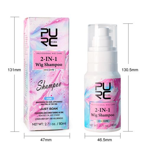 4pcs PURC Wig 2-in-1 Wig Shampoo And Conditioner Kit