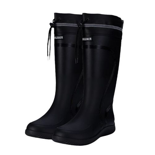 Fashionable High-Top Rain Boots for Men