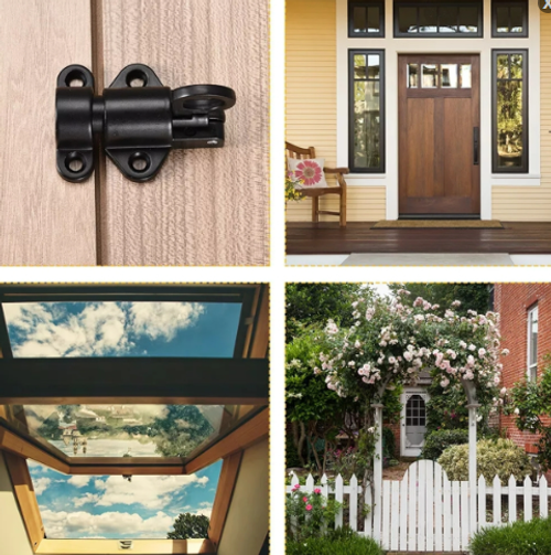 8pcs Aluminum Alloy Automatic Spring Latch Comes With Screws