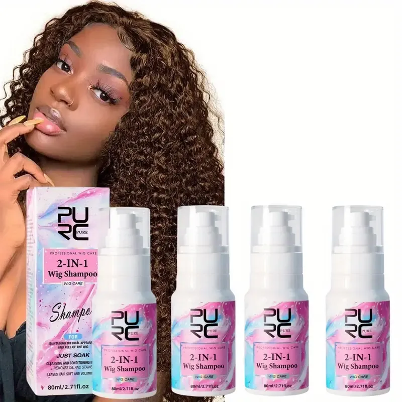 4pcs PURC Wig 2-in-1 Wig Shampoo And Conditioner Kit