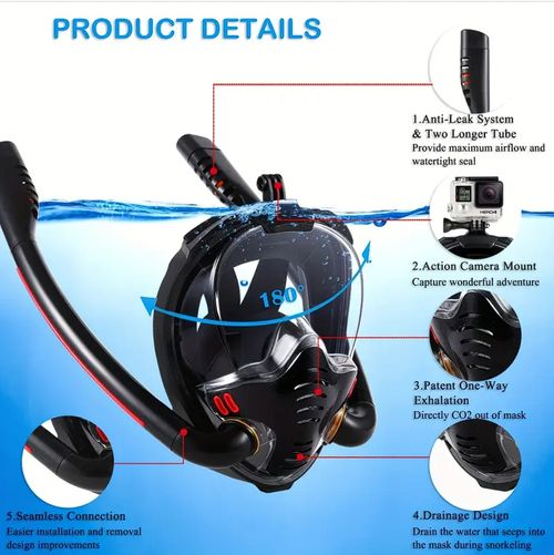 Full Face Snorkel Mas