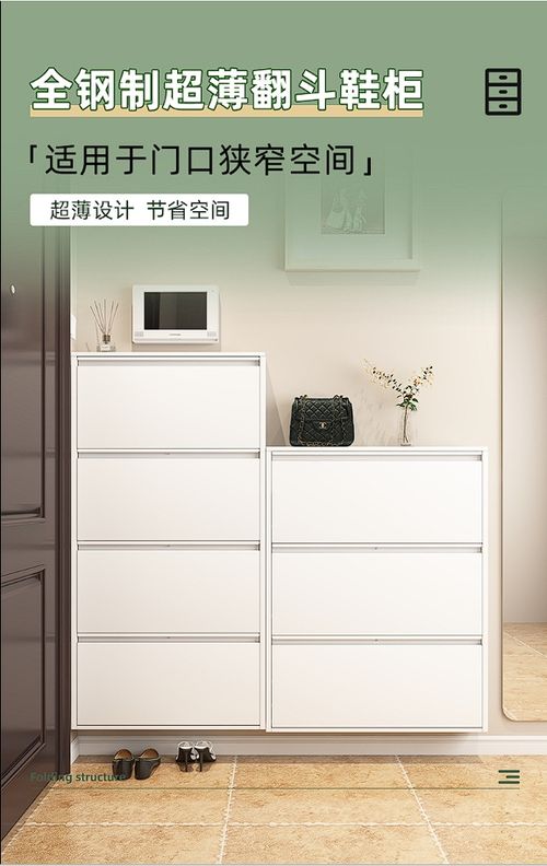 Wall suspended shoe cabinet