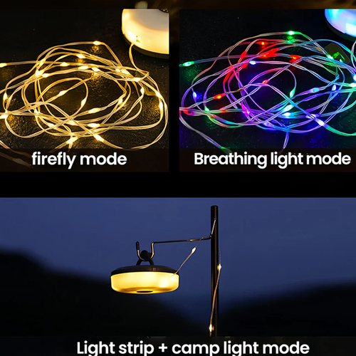 10m Outdoor Waterproof Portable Stowable String Light