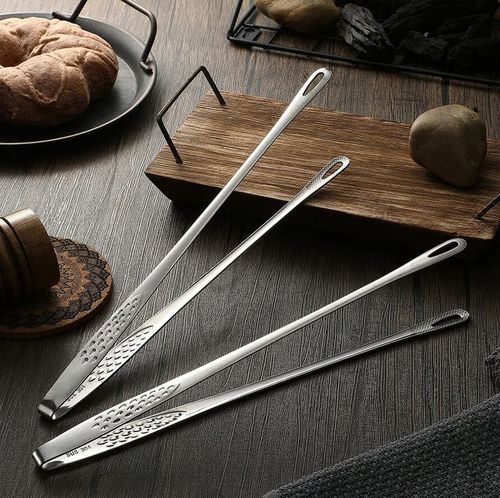 Stainless Steel Grill Tongs 4pcs