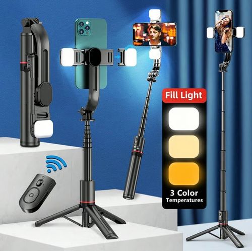 Multifunctional mobile phone selfie stick