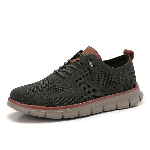 Men's casual breathable fly woven shoes