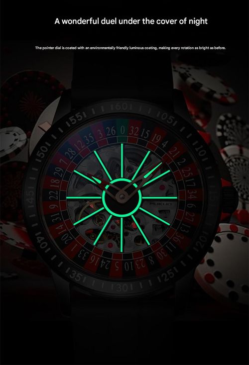 Afrleon Men's MuKuo Gambling Waterproof Luminous Automatic Mechanical Watch
