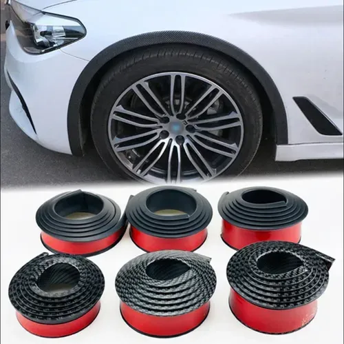 4pcs Carbon fiber wheel arch anti-collision strip