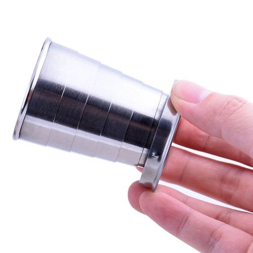 Portable Outdoor Travel Folding Collapsible Cup 250ml 4Pcs a Set