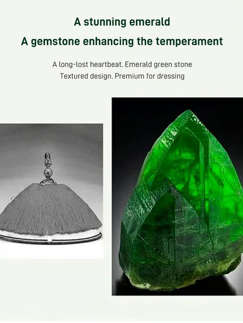 Emerald necklace earrings bracelet