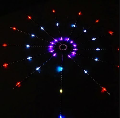 LED fireworks lights