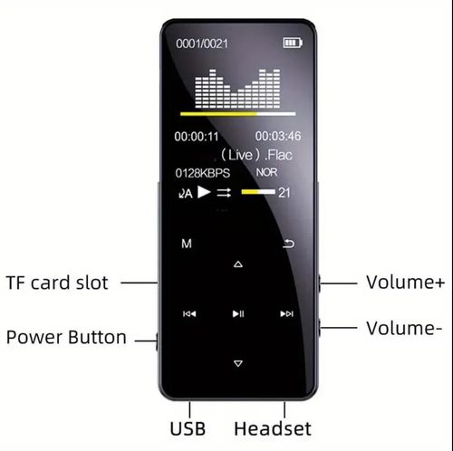 Afrleon 64G Hi-Fi Music Player MP4