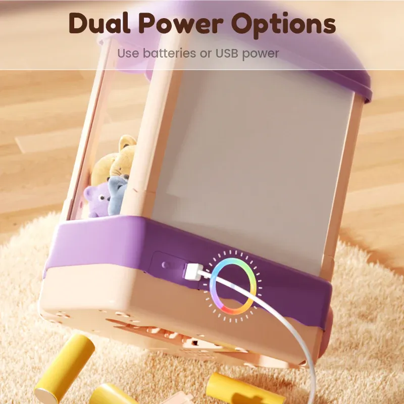 🎁Cute animal car for kids, with dolls and capsules