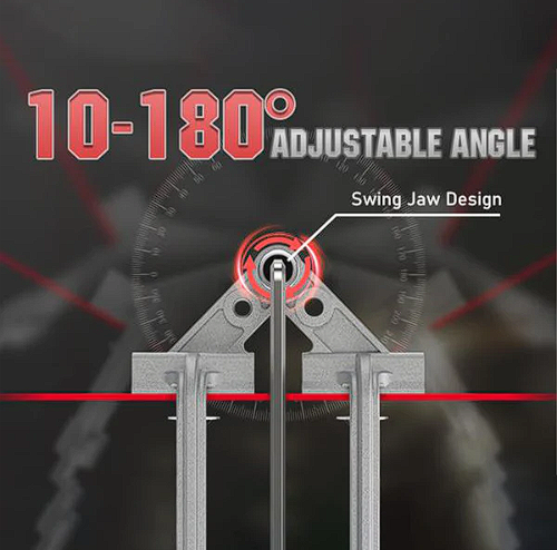 Adjustable Tube Clamp for Welding and Woodworking