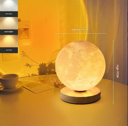 ✨Multi-Functional Moon Lamp