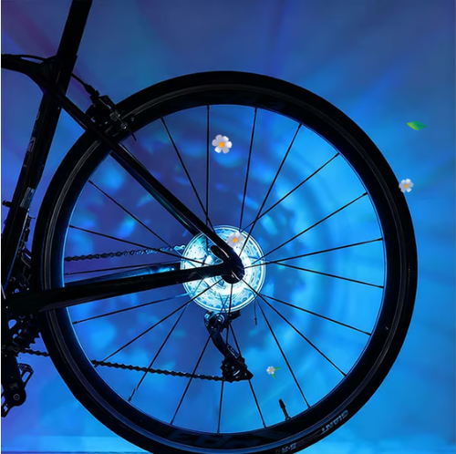 ✨ LED Cycling Wheel Hub Light for Night Riding