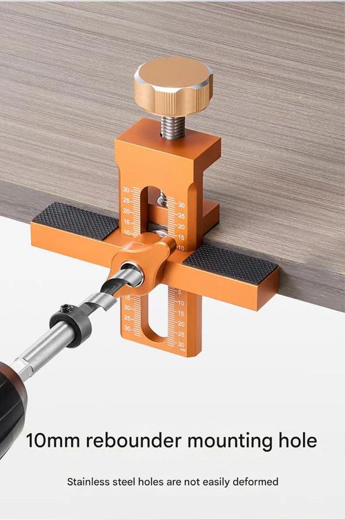 Aluminum alloy multifunctional cabinet door installation aid