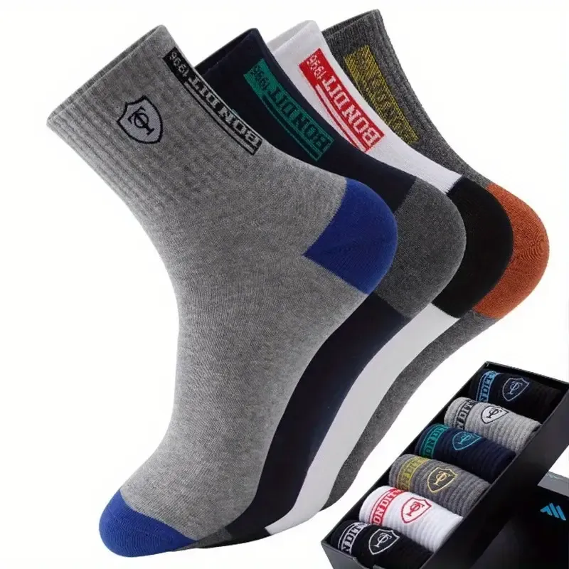 20 Pairs of Men'S Trendy Breathable Crew Socks