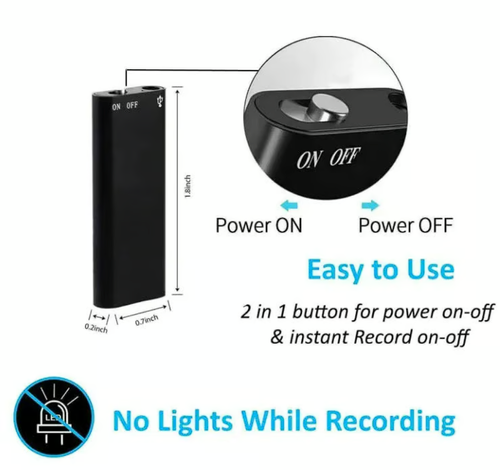 High-Definition Recorder Digital Recording MP3 32GB