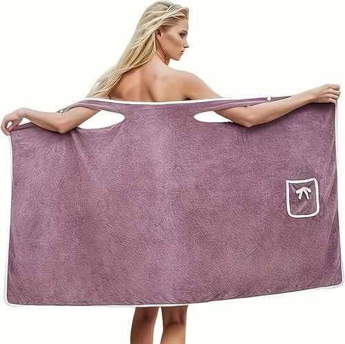 Wearable Bath Towel Skirt