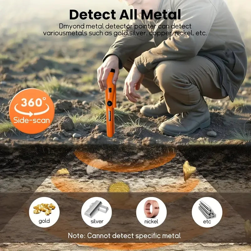 360 Degree Metal Detector Pinpointer