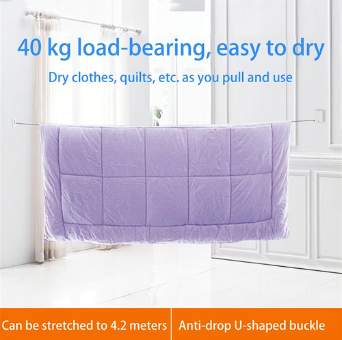 Invisible Retractable Clothesline 4.2M