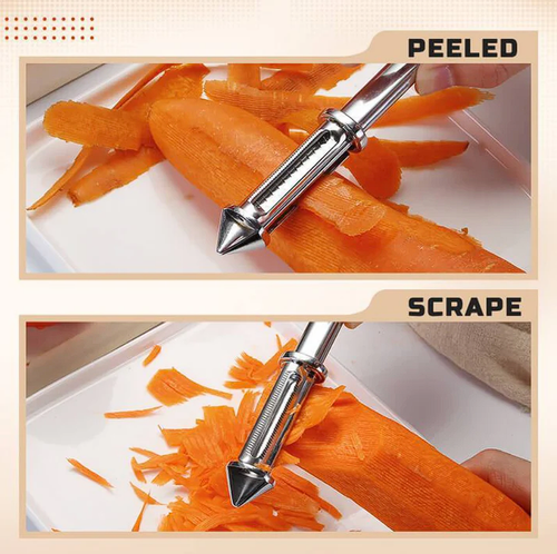 4pcs Multi-function Stainless Steel Peeler