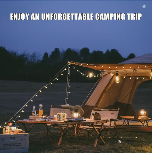 🔥Solar Tent Lights USB Rechargeable Led Camping Lantern