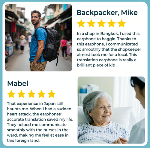 AI Translation Wireless OWS Bluetooth5.4 Earphones (Fit iOS & Android)