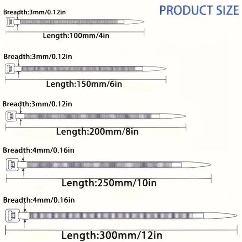 Buckle Self-locking Premium Nylon Cable Wire Ties