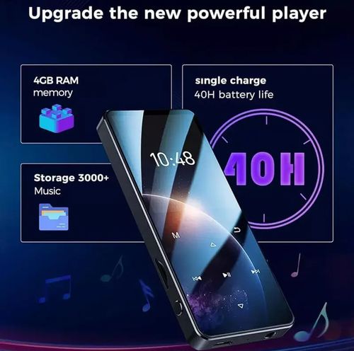 Afrleon 64G Hi-Fi Music Player MP4