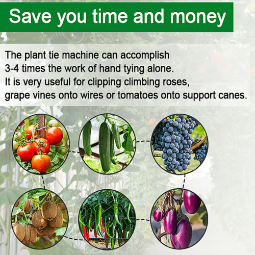 Plant Tying Machine &20 rolls of tape&10000 special nails