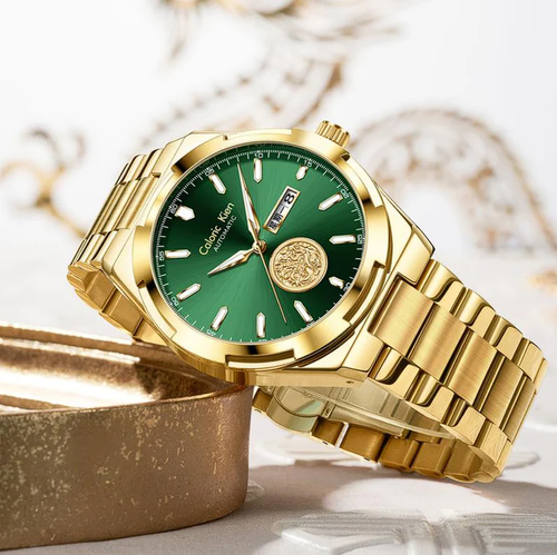 Afrleon LONGBO Luxury Swiss Automatic Gold Watch