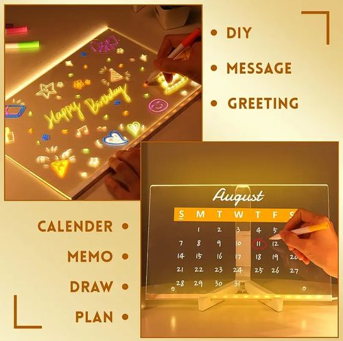 LED Transparent Drawing Board Set