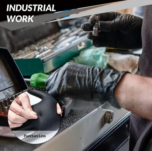 Heavy Duty Nitrile Gloves,6mil-50 Count