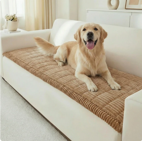PawLounge™ Plush Pet Couch Cover