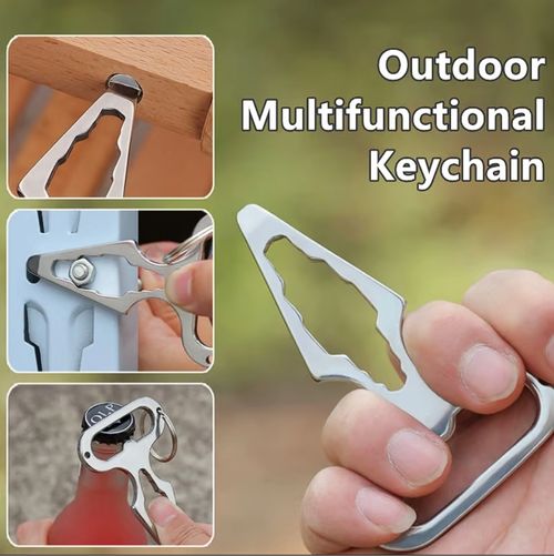 🔥Outdoor Multifunctional Keychain 5pcs