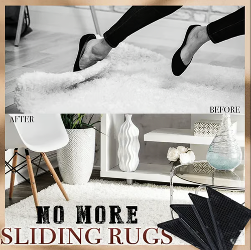 Reusable Corner Area Carpet Rug Grippers 8pc 1Set