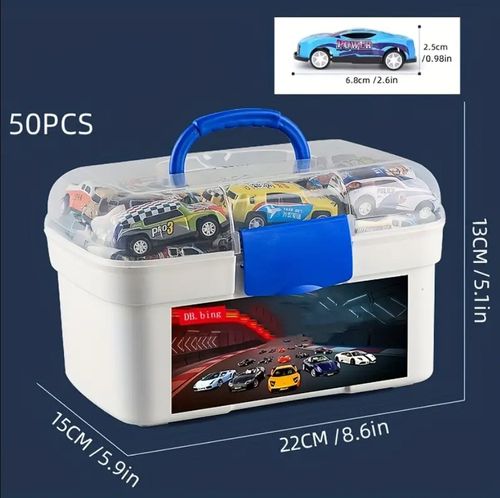 50pcs Mini Alloy Car Set