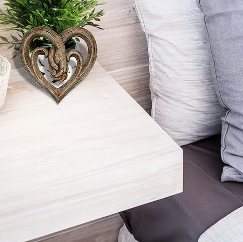 Heart Holding Hands Wall Decor - Forever Love