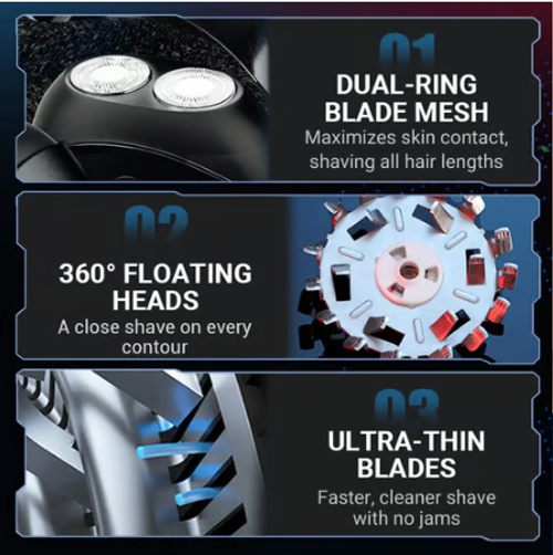 Portable Multifunctional Electric Shaver